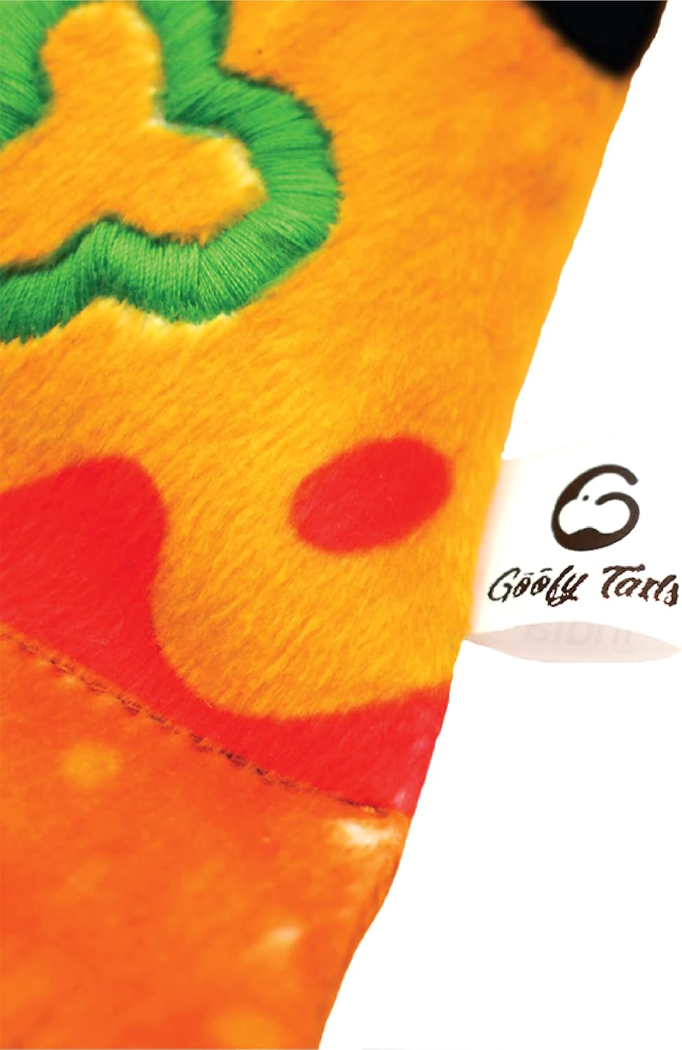 Goofy Tails Food Buddies Pizza Slice Plush Toy for Dogs | Crinkle Dog Toys for Puppies | Squeaky Toys for Dogs and Puppies image number 3