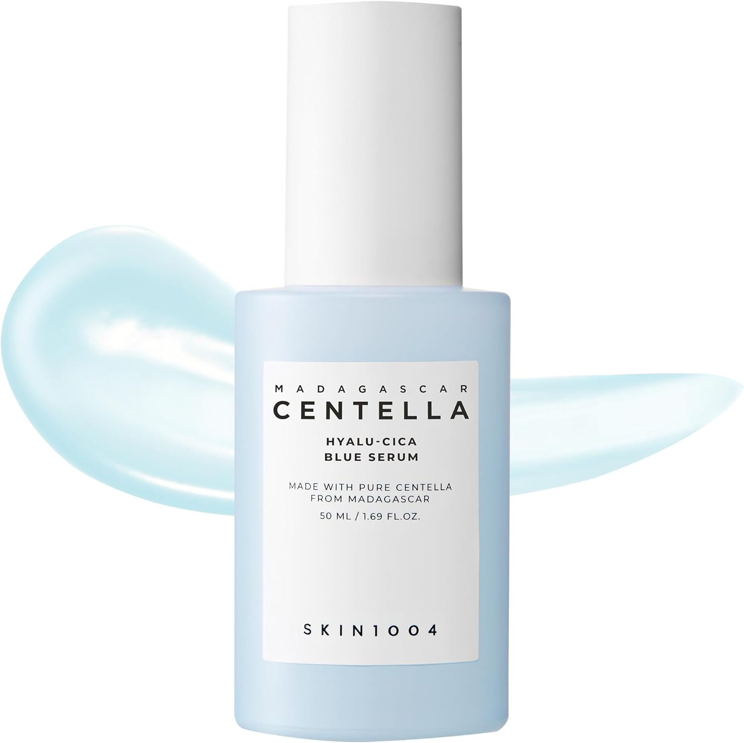 SKIN1004 Hyalu-Cica Blue Serum, 50Ml, Hydrating Face Serum with 5 Hyaluronic Acids & Madagascar Centella Asiatica, Korean Facial Ampoule Serum for Deep Moisture and Skin Barrier Care, Korean Skincare image number 2