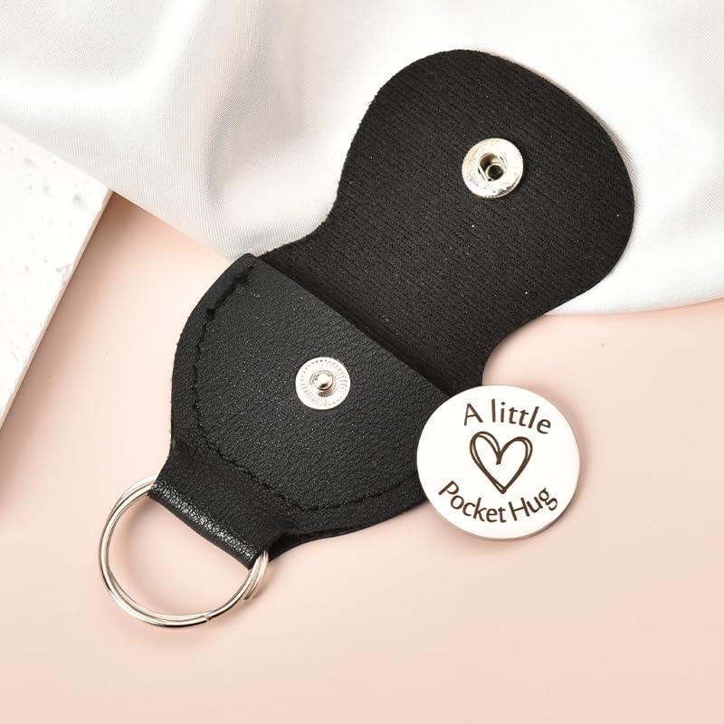 Inspirational Gifts for Women Men Pocket Hug Token Keychain Gifts for Girls Boys Graduation Christmas Birthday Gift Ideas - Memorable Keychain image number 5