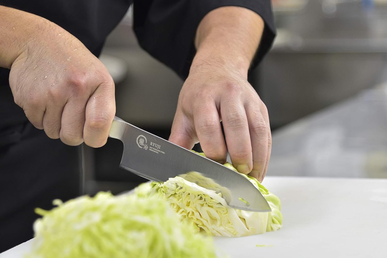 Shimomura Industry RYS-11BL Ryuji Stainless Steel, Made in Japan, Santoku, 6.7 Inches (170 Mm), Blue, Molybdenum, Vanadium Steel, Dishwasher Safe, HACCP Compatible, Made in Niigata, Tsubamesanjo image number 5