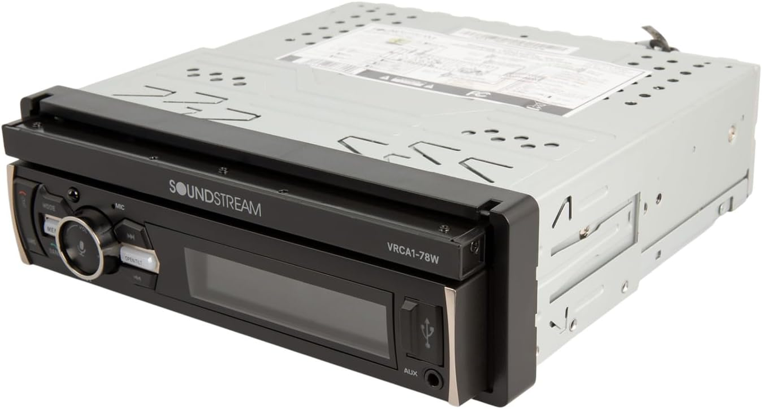 Soundstream VRCA1-78W 7 Inch Flip Out Car Stereo with Wireless Apple Carplay & Android Auto, Single DIN Touchscreen Bluetooth Car Radio, Backup Camera Support, USB/SD, AM/FM, Hands-Free Calling image number 6