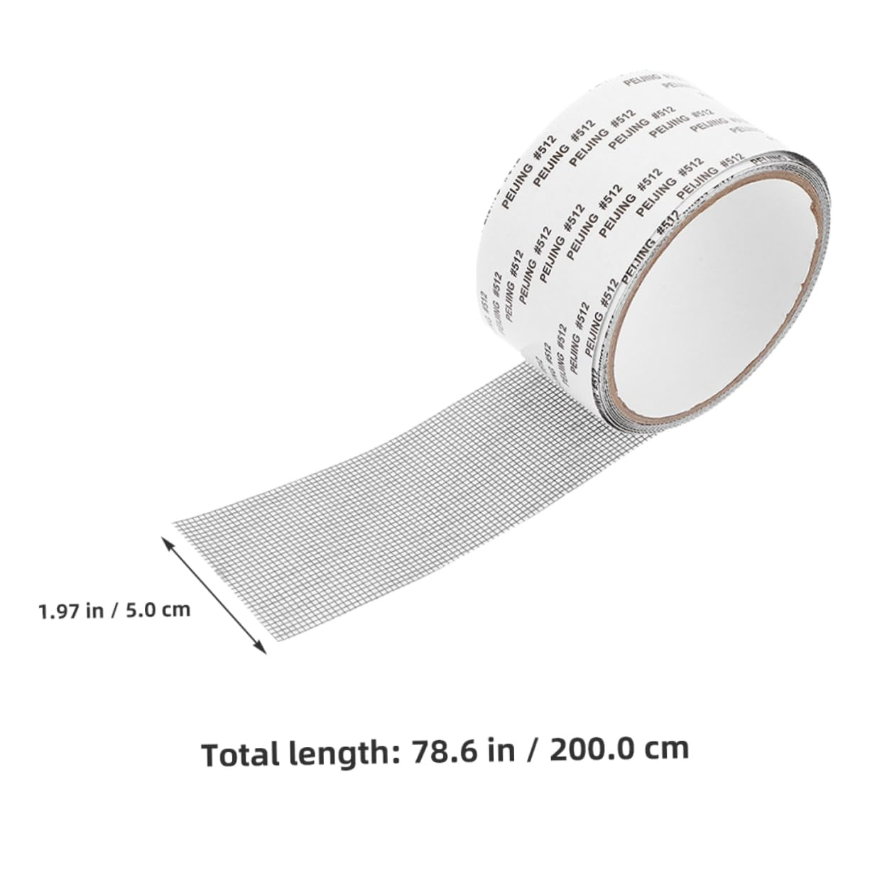 KONTONTY 4 Rolls Window Screen Repair Tape Self Adhesive Mesh Kit Grey Cuttable PVC Patch for Windows or Doors 5Cm X 2M Each - Multi image number 3