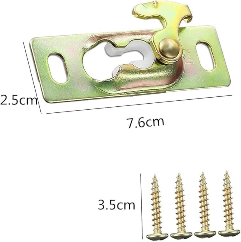 Sliding Door Hanger, 2Pcs, Pocket Hardware,Sliding Hardware,Pocket Roller Assembly Connection Plate image number 2