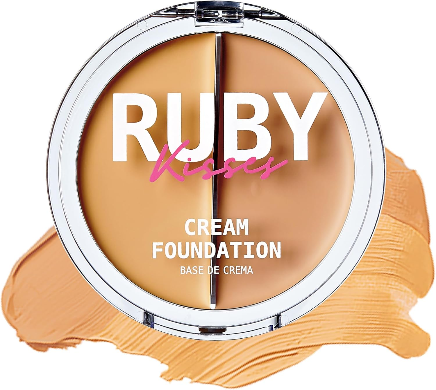 Ruby Kisses 3D Face Creator Cream Foundation & Concealer, 12 Hours Long Lasting, Medium to Full Coverage, Non-Greasy, Ideal for Makeup & Contour Palette (Level 13)