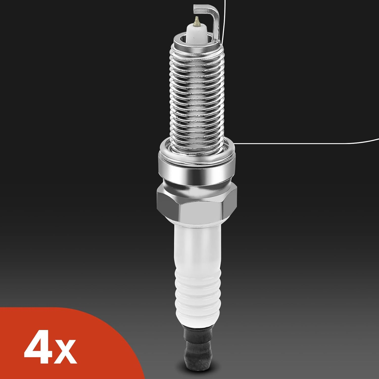 A-Premium Set of 4 Ignition Coil Pack and Iridium Spark Plugs Compatible with Hyundai Veloster 2012-2017, Accent & Kia Rio Soul 2012-2019, 1.6L Naturally Aspirated image number 5