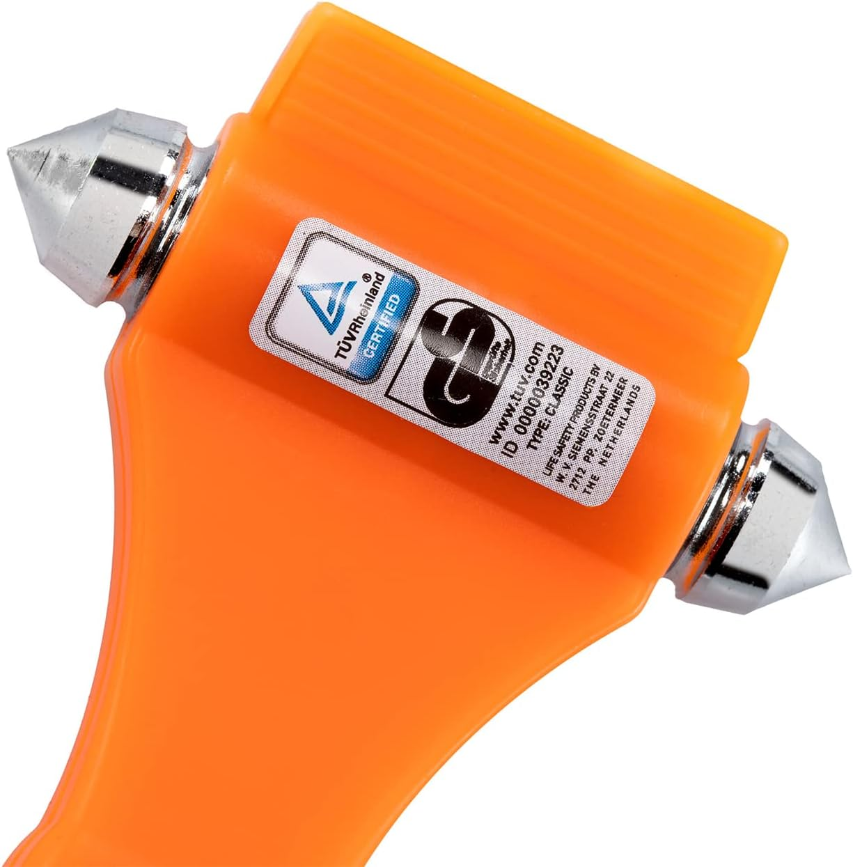 Lifehammer Brand Safety Hammer - the Original Emergency Escape and Rescue Tool with Seatbelt Cutter, Made in the Netherlands image number 3