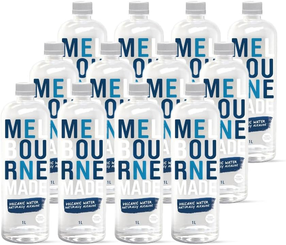 MELBOURNE MADE STILL VOLCANIC ALKALINE WATER 1L (Rpet) X 12