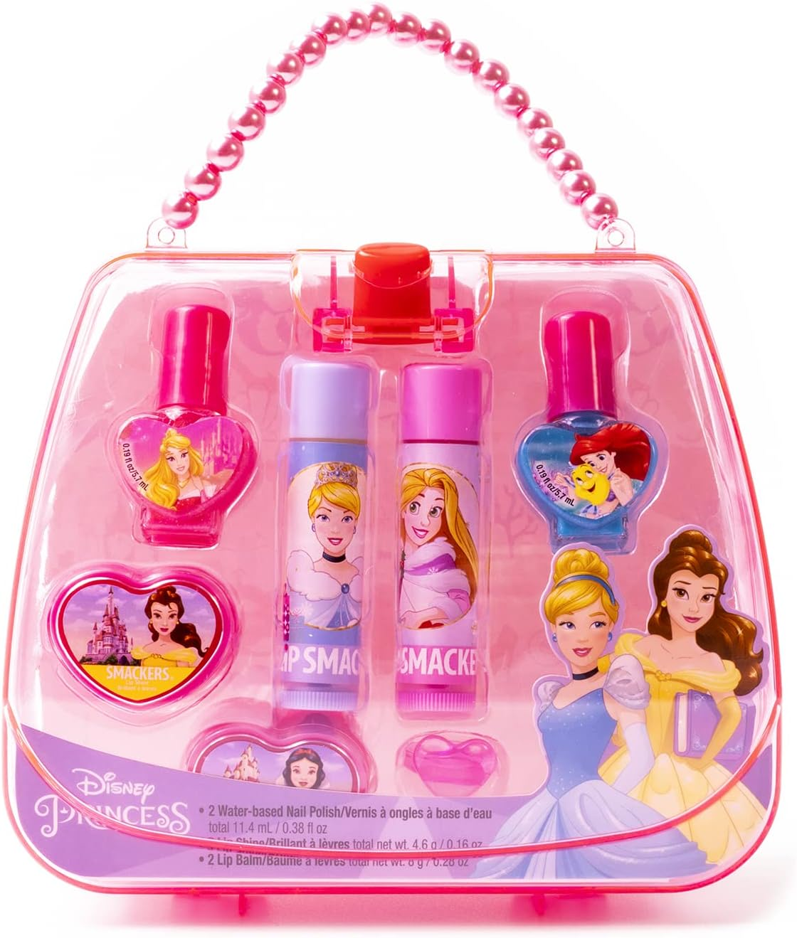Lip Smacker Disney Princess Tote, Natural