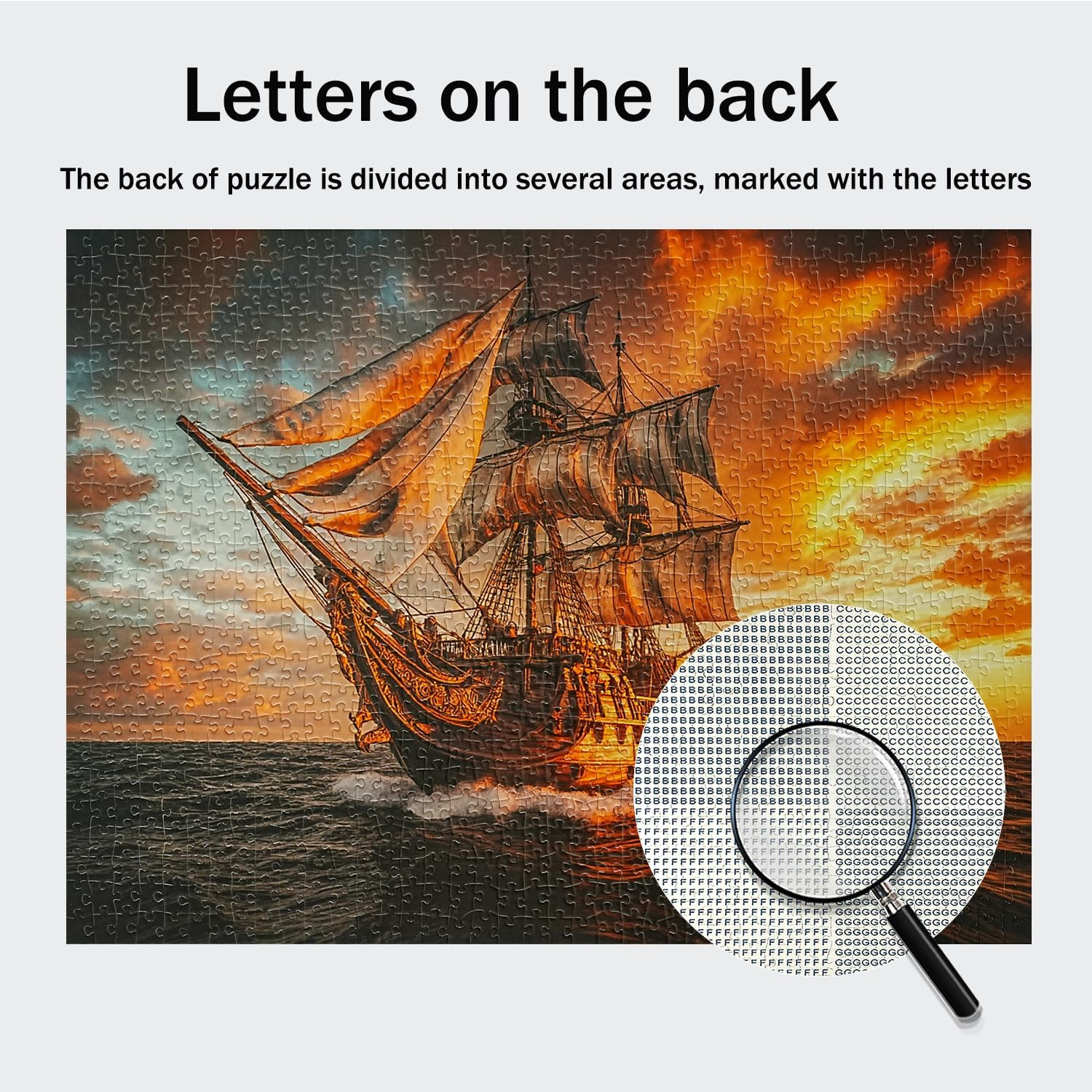 Jigsaw Puzzles for Adults 1000 Pieces Impossible Hard Difficult Challenging Puzzles for Adults 1000Pc Puzzle Explore the Sailboat Sunset Scenery Jigsaw Puzzle 1000 Pieces 28 X 20 Inch image number 3