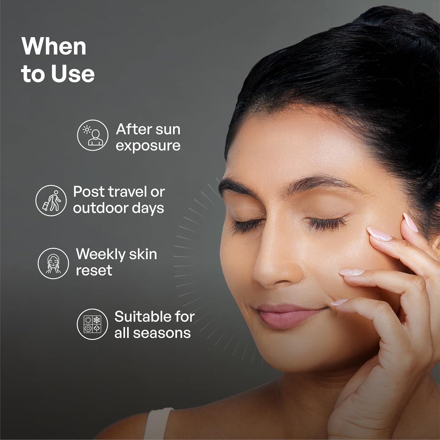 OZONE D-Tan Skin Care Combo | Instant Tan Removal for All Skin Types | Facial Cleanser, Pack, Scrub & Wash | 100Gm Each image number 4