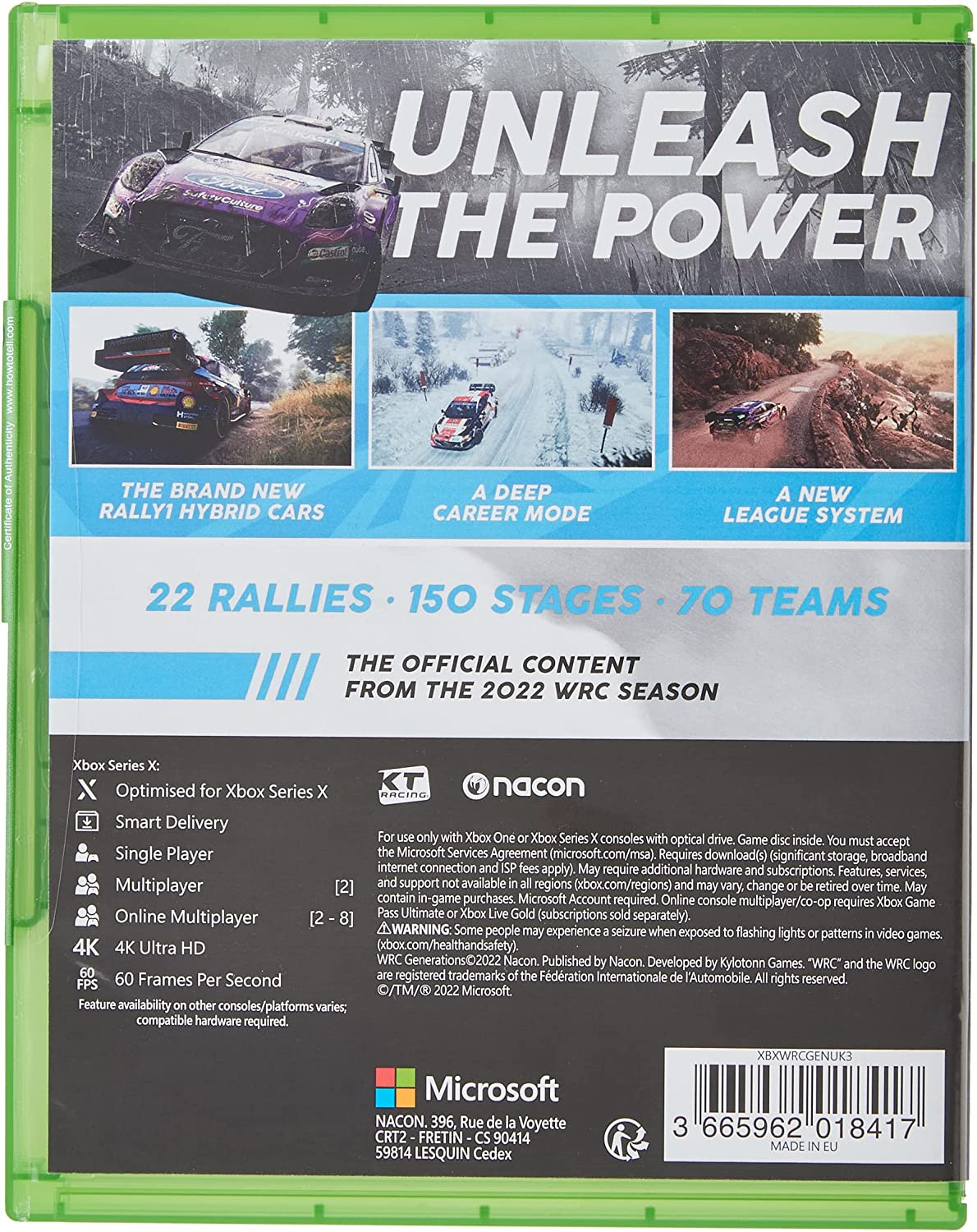 Nacon WRC Generations Nintendo Switch Game image number 2