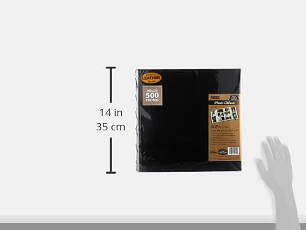 Pioneer Photo Albums Extra Large Capacity Photo Album, 500 Pocket 4X6, Black image number 2