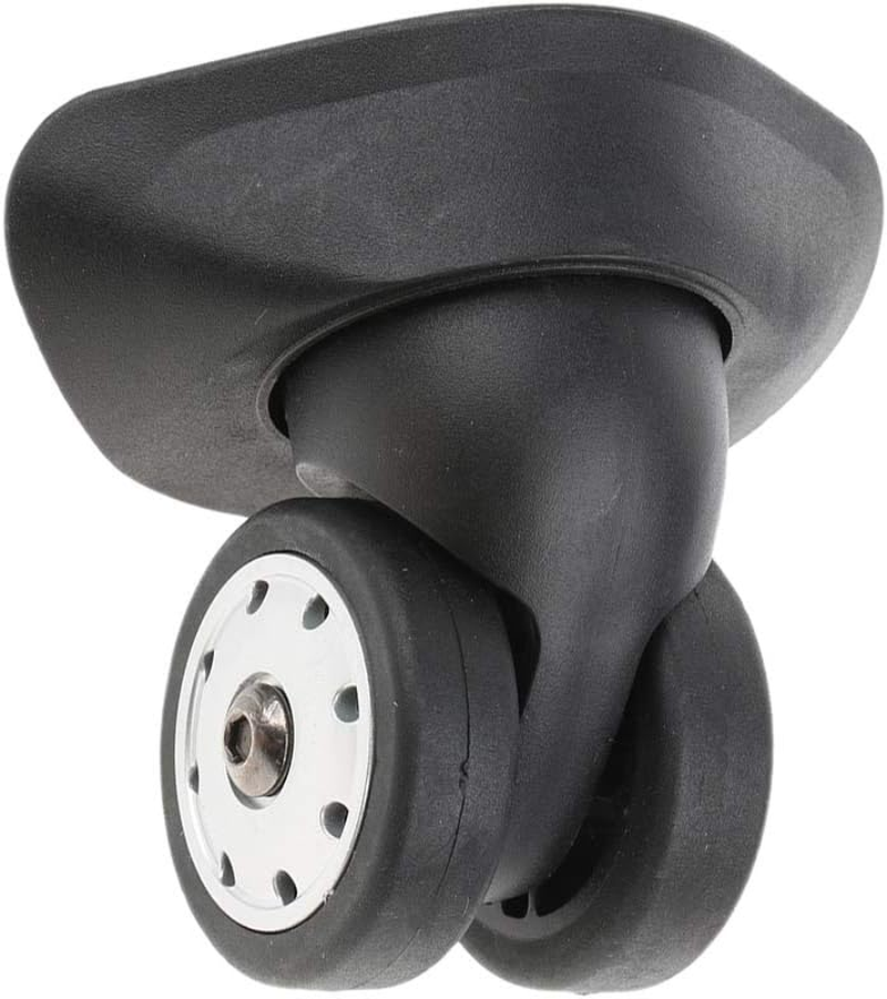 BAOBLADE 2 Pieces Small Suitcase Luggage Porous Wheels Replacement Casters for Trolley Black - Easy Installation image number 1