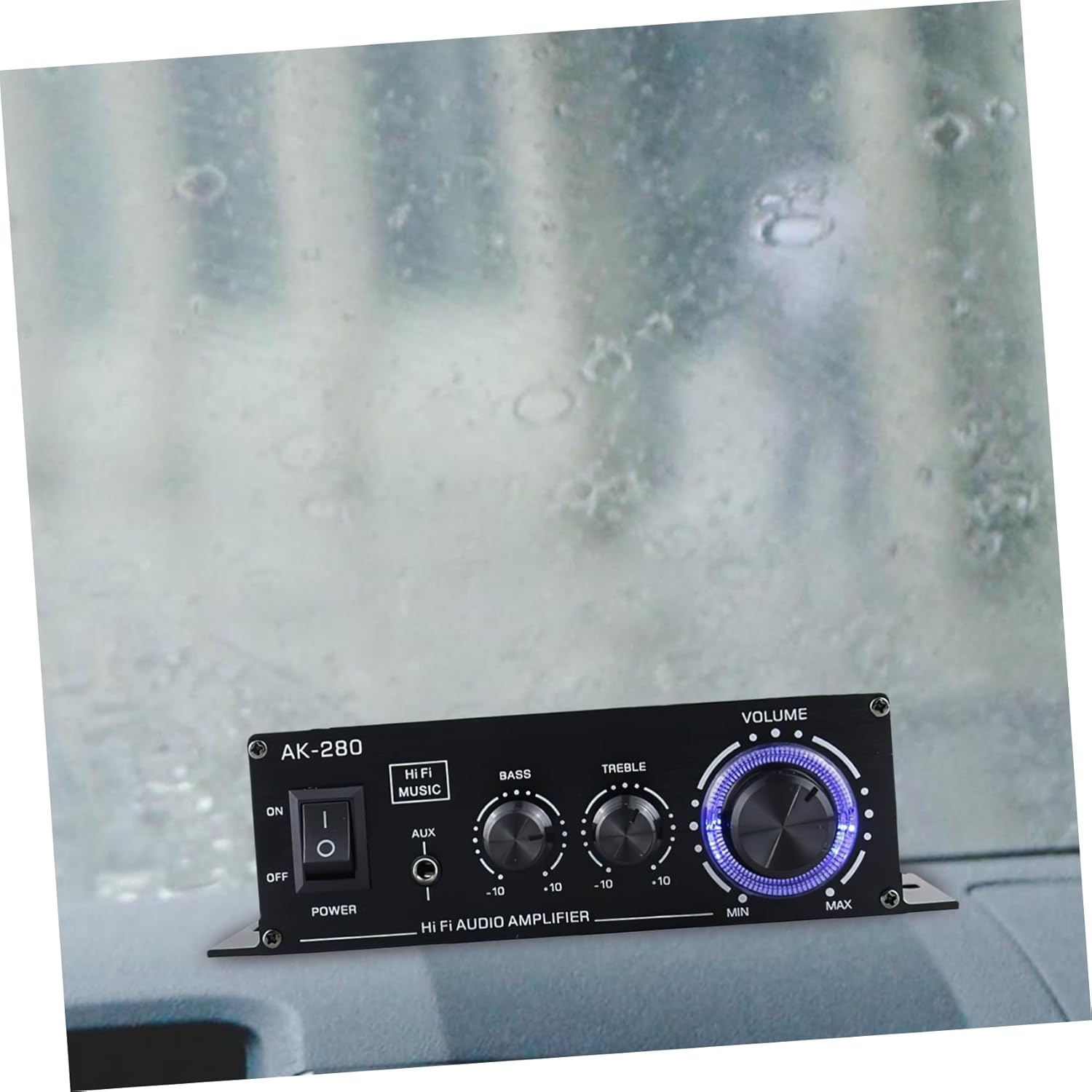 Mobestech 12V Portable Mini Audio Amplifier for Car Motorcycle Home and Computer Power Supply Compatibility Voice Amplification Compact Design image number 6