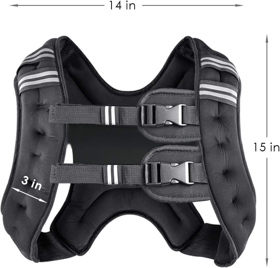 Weights Running Weight Vest for Men Women Kids,Body Weight Vests for Training Workout, Jogging, Cardio, Walking, Elite Adjustable Weighted Vest Workout Equipment image number 5