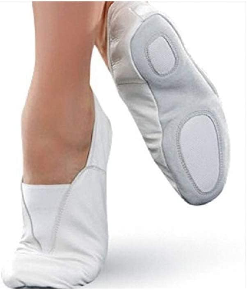 Toddler & Kids Gymnastic Shoes - Trampoline, Tumbling, Agility Gym Footwear - Goat Leather with Rubber Sole image number 2