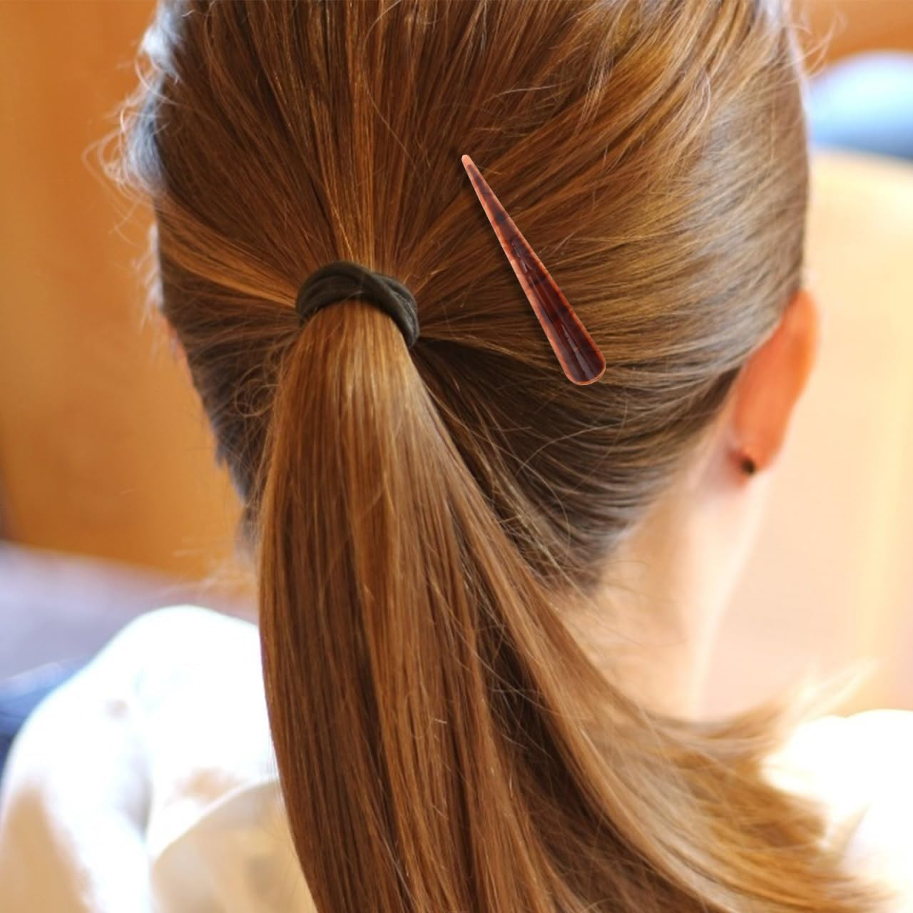 Frcolor Large Duck Teeth Bows Hair Clips Classic Hair Grip Crocodile Duck Bill Clips Hairpins Chic Styling Claw (2Pcs) image number 1