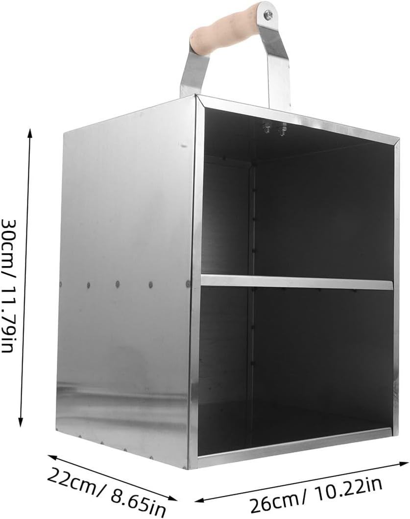 Outdoor BBQ Charcoal Bucket Handle, Portable Charcoal Transport Case for Camping and Picnics, Sturdy Coal Storage Bucket for Grilling and Barbecue image number 6