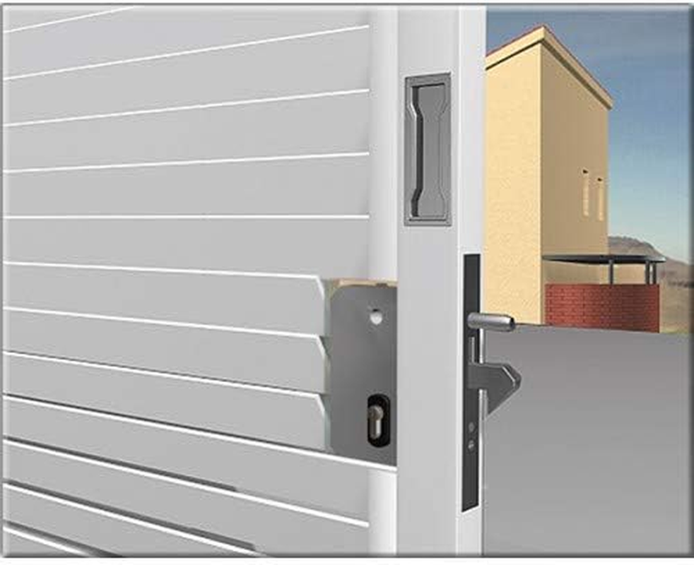 DOJA Industrial Sliding Door Hook Lock 60 Mm 1 Unit Lock Box Sliding Gate Mortice Lock for Door with Guide Screw Hook Latch Lock Sliding Door Lock Hook Latch Lock image number 6