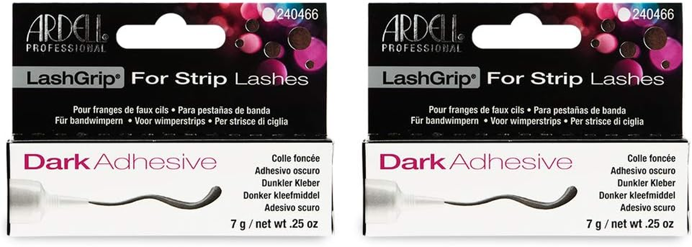 Ardell Lashgrip Strip False Lash Adhesive 2 Pack Original Dark image number 1