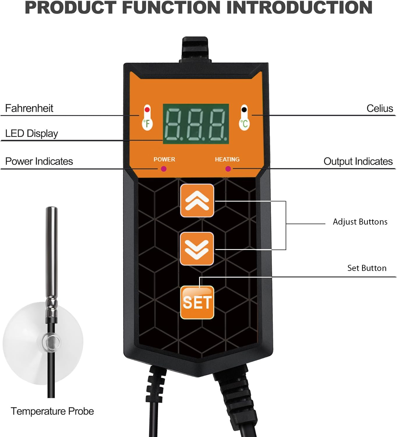 Brewing Heat Pad Fermentation Heating Mat with Smart Controller Temperature Adjustable Auto off Timer Sourdough Starter Warmer image number 5