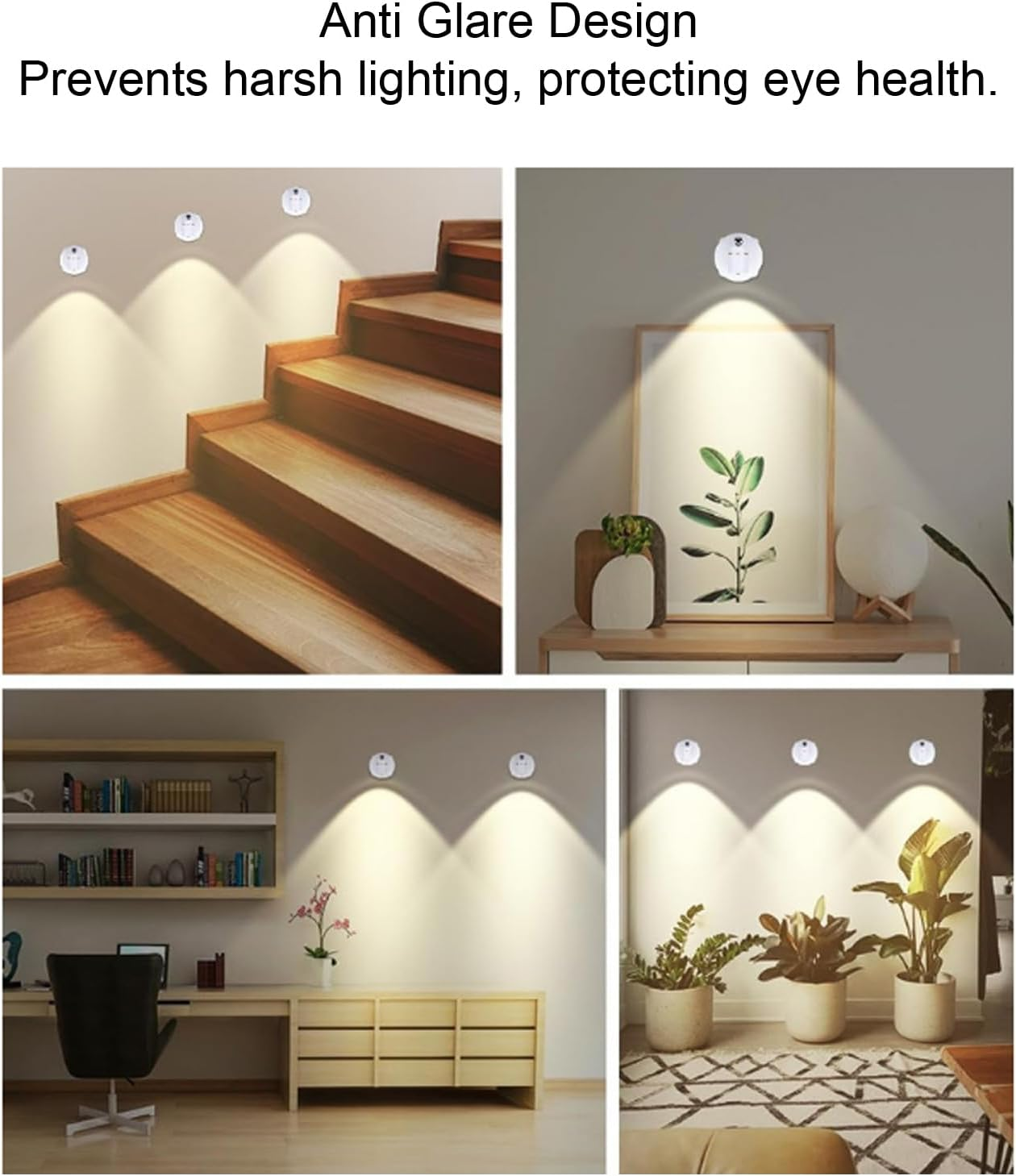 Depisuta 2 Pack Spotlights Indoor with Remote, Battery Powered Ceiling Decorative LED Spot Lights Accent Lighting, Display Lights for Plant Painting, Artwork, Wall Art image number 2