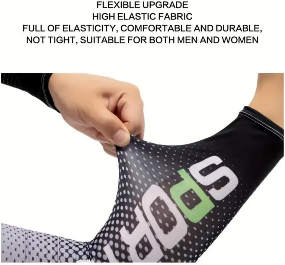 AZRAGON Ice Silk Arm Sleeves & Headscarf Set - UV Protection Cooling Sport Accessories for Cycling, Basketball, Outdoor Activities,Anti-Pilling & Quick-Dry Technology (2-Pack) image number 1