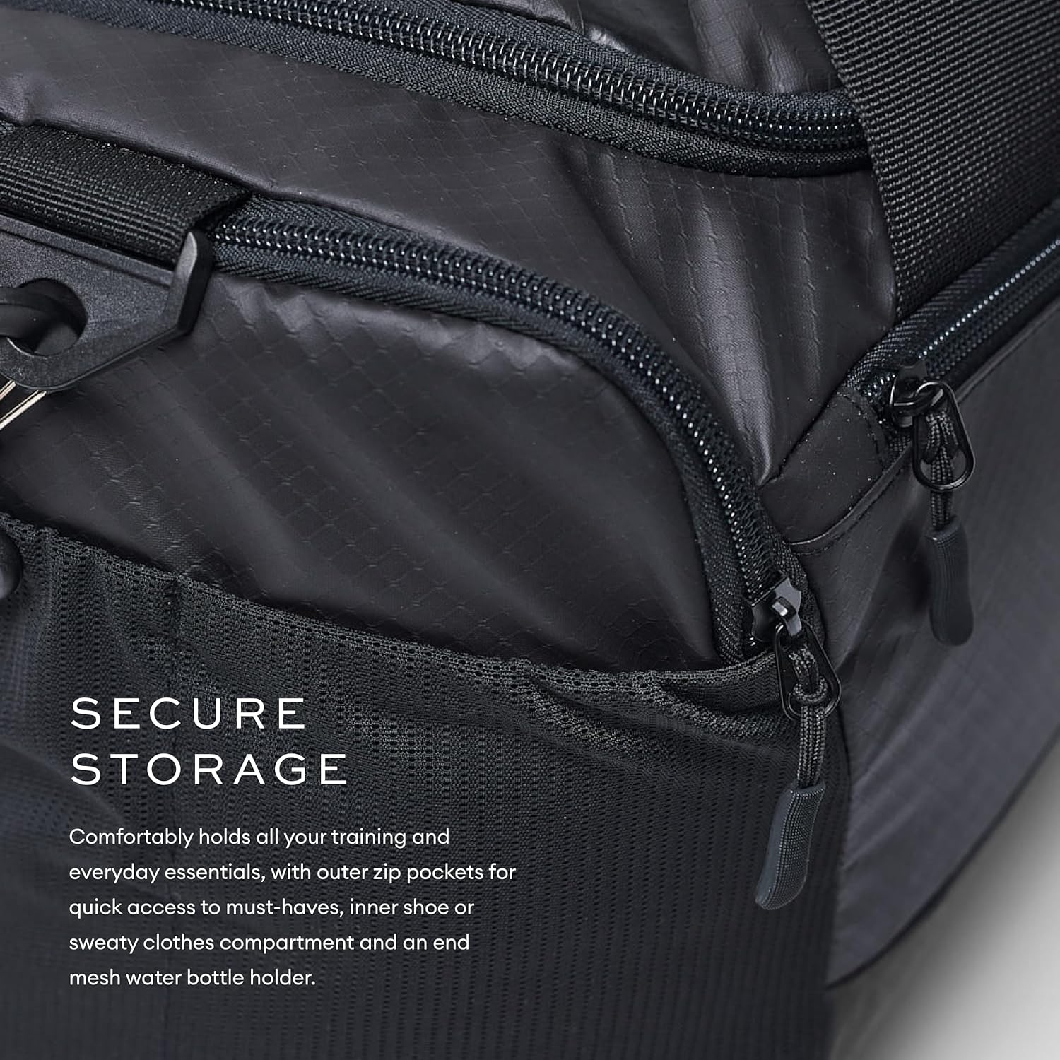 2XU Gym Bag - Everyday Gym Duffel, Inner Shoe Compartment - 30L Capacity image number 1