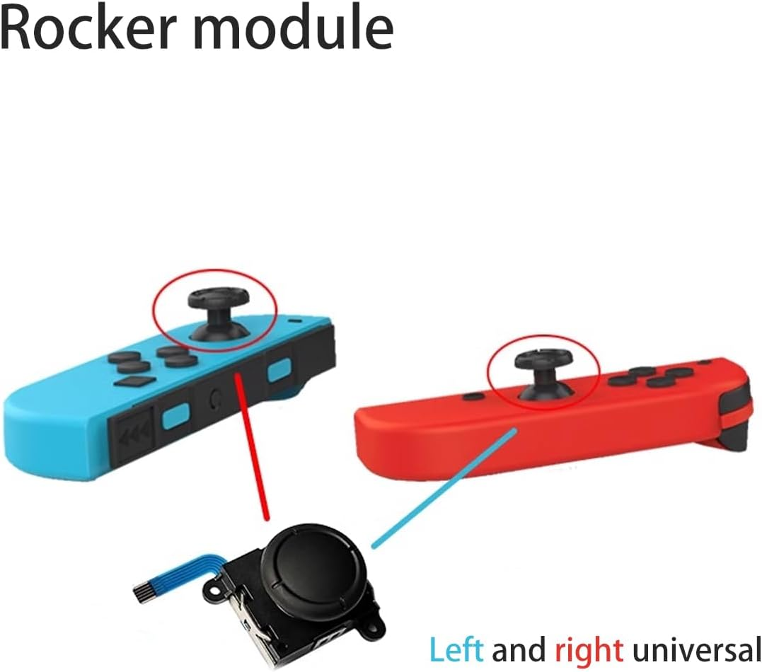 Switch Joycon Joystick Replacement,Hall Effect Joystick for Switch/Switch Oled/Switch Lite,Left/Right Joystick Thumb Sticks Repair Accessories,Compatible with Nintendo Switch Joy-Con and Switch Lite image number 3