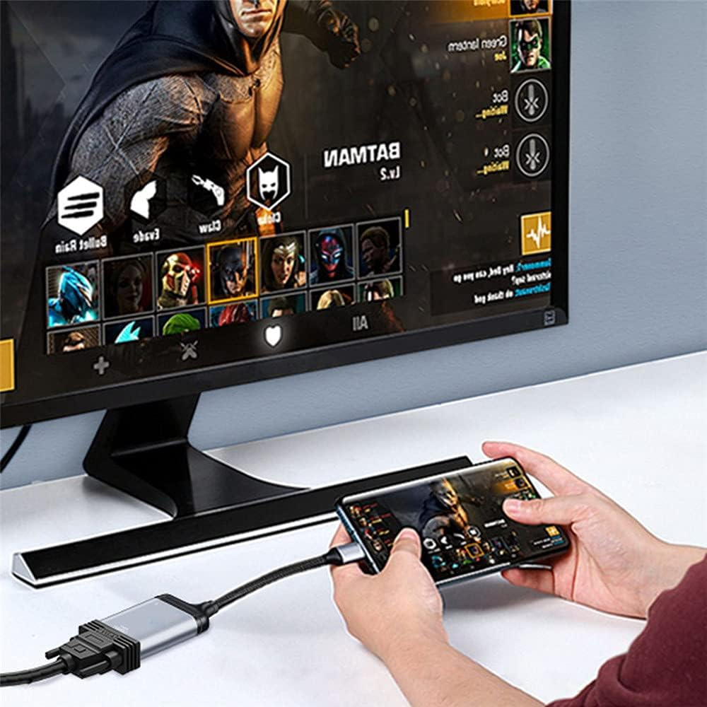 Xiwai USB-C Type C to VGA Cable Monitor Adapter 1080P 60Hz for Tablet & Phone & Laptop image number 5