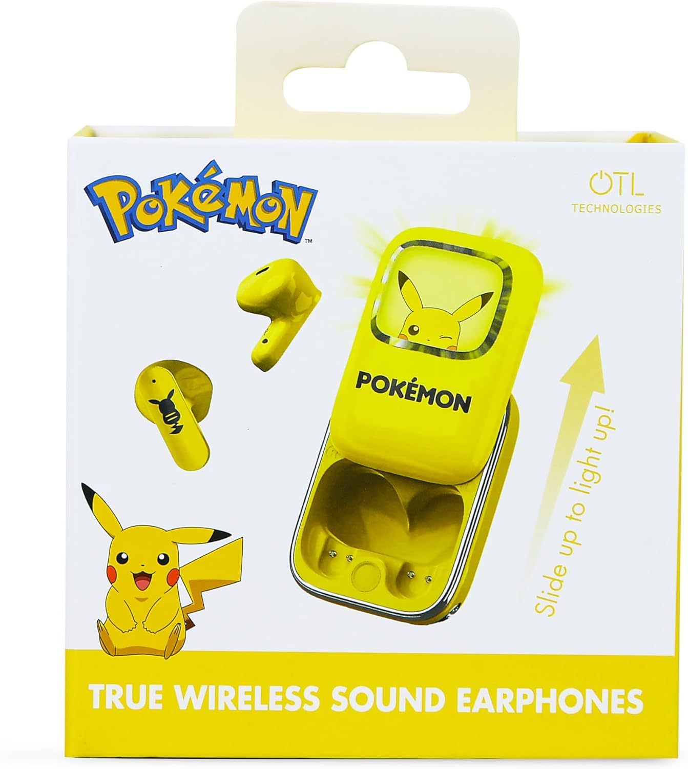 OTL - Pokemon Pikachu Slide TWS Earphones/Lights and Sound/Pokemon Pikachu image number 6
