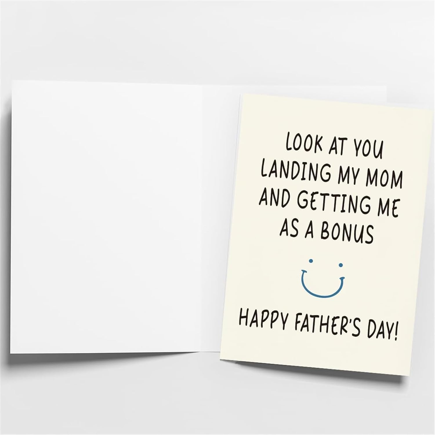 Funny Father&rsquo;S Day Card & Gifts from Daughter or Son "Look at You Landing My Mom" Bonus Kid Design Father&rsquo;S Day Gift Father'S Day Decorations