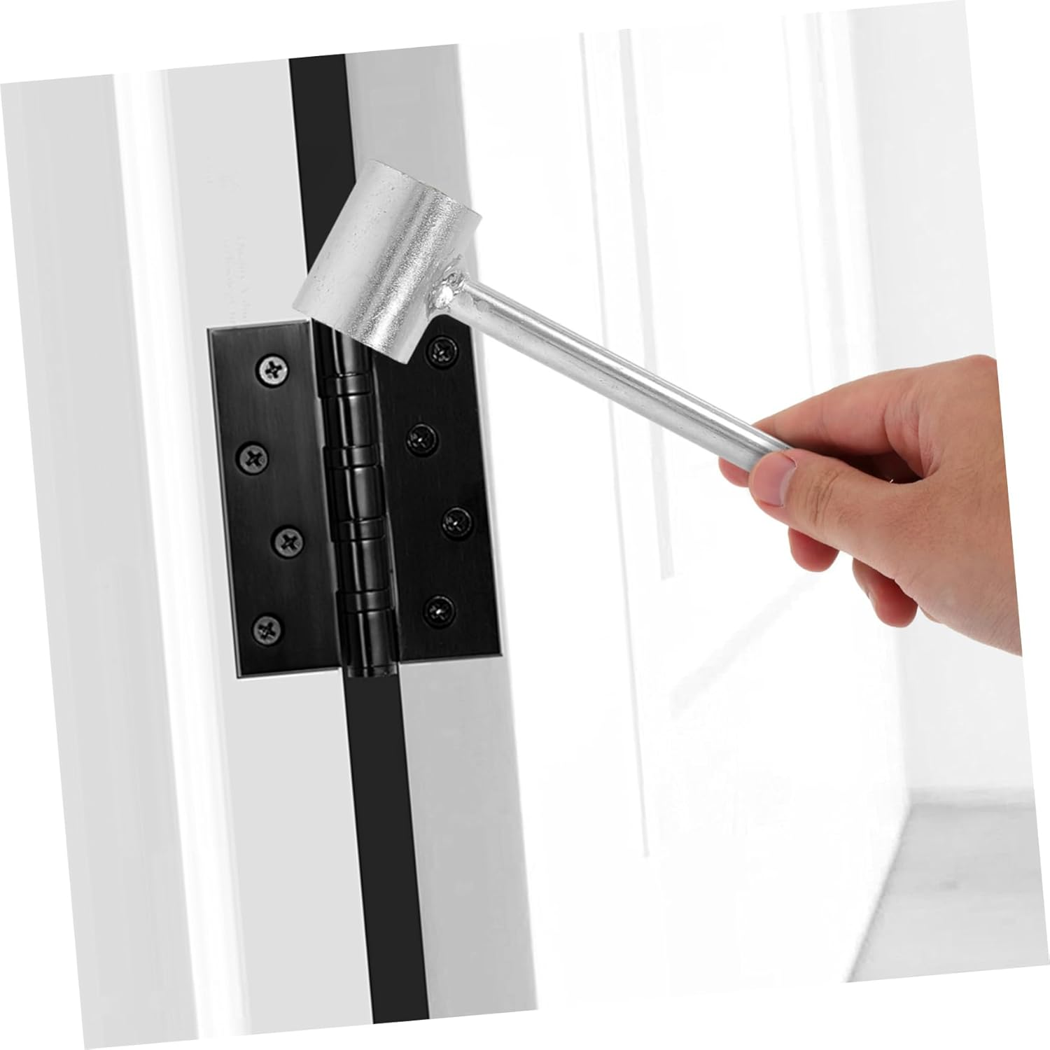 DECORNIJIA 2Pcs Hinge Wrench Door Hinge Adjustment Tool Gap Adjusting Spanner for Repair Home Professional image number 4