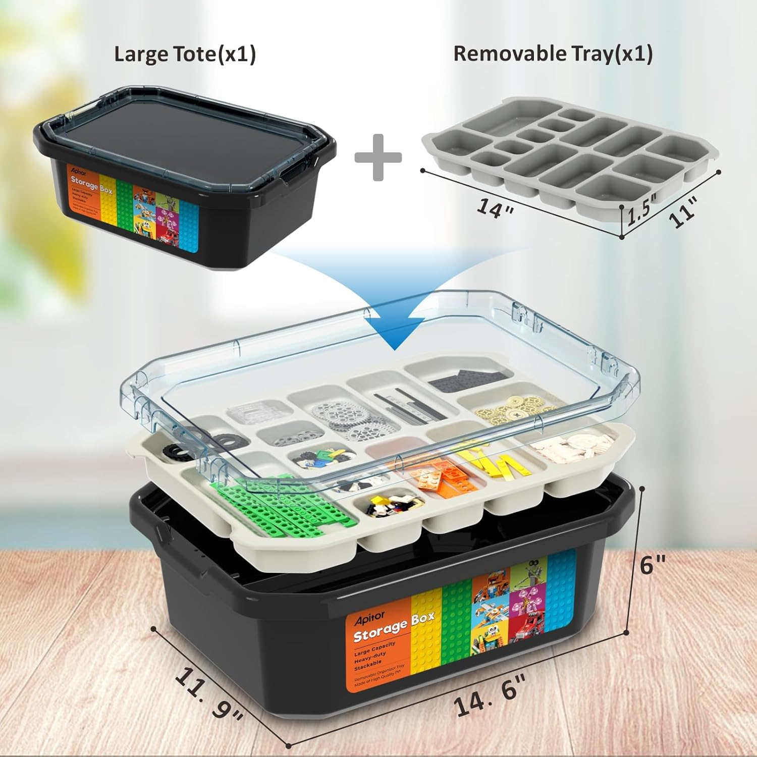 Robot J Smart Robot Building Kit with Storage Box, Programmable App RC Robot/Tank with Coding Game, for 7 8 9 10 11 12 Years Old Kids image number 4