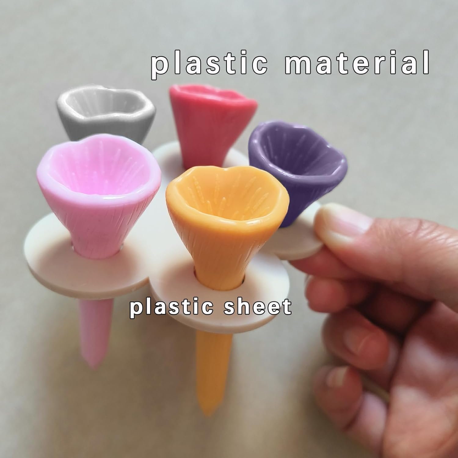 Bee Insect Drinking Cup, 10 Pieces Bee Drinking Cup, Bee Drinker, Silicone Insect Drinking Cup, Bee Drinker for the Garden image number 4