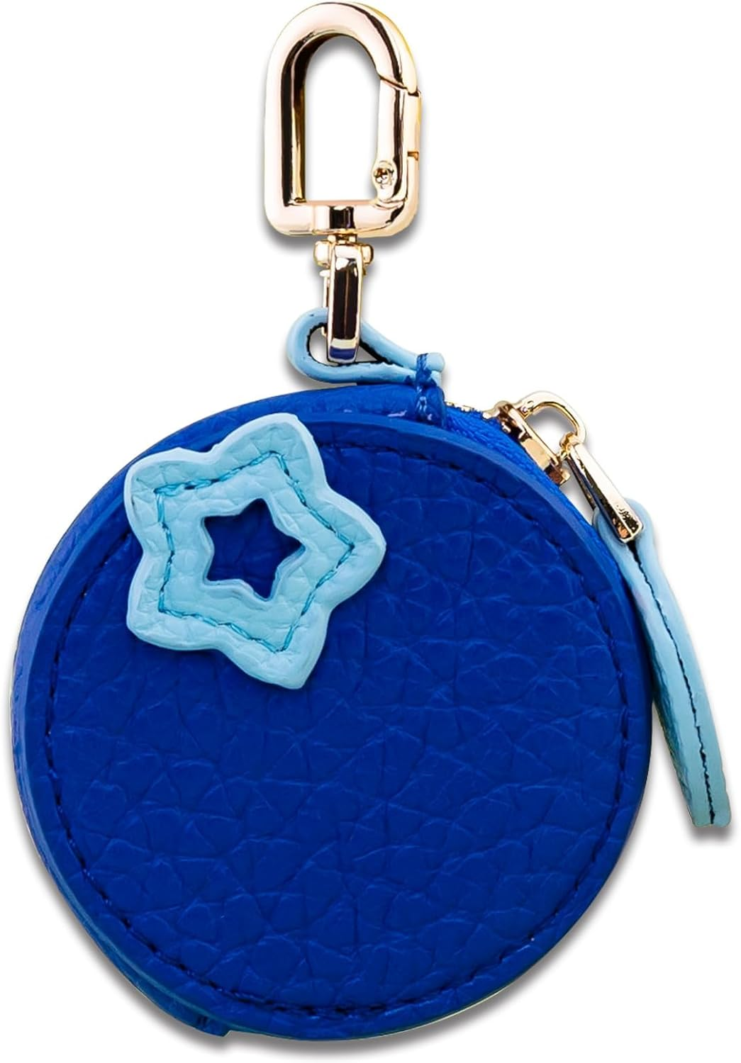 Coin Purse Blueberry, Y2K Cute Keyring as Bag Pendant & Key Ring, Mini Purse Women Girls, Fruit Bag Pendant Blue, Coin Purse Bag Charm for Bags, Keys image number 3