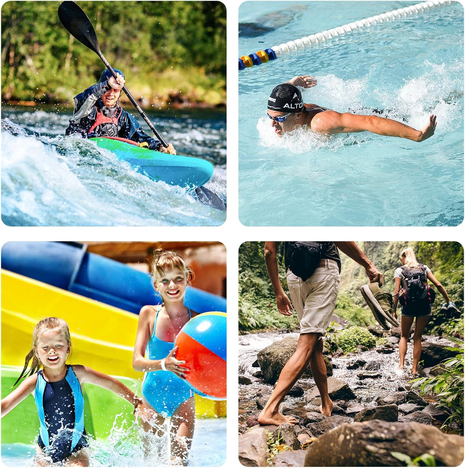 JOTO 2 Pack Waterproof Phone Pouch Case up to 7", IPX8 Underwater Phone Case Cellphone Dry Bag for Iphone 17 16 15 14 13 12 Pro Max Xs Max XR X 8 7 6S plus Se/Galaxy S24 S23 S22 S21 -Black/Clear - Black image number 2