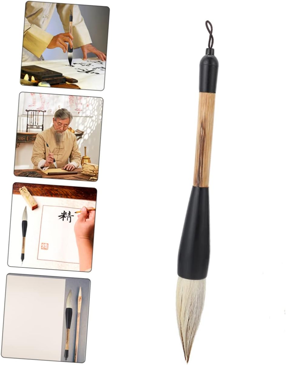 GRIRIW Chinese Calligraphy Brush for Writing and Drawing Traditional Ink Brush for Students and Beginnerschinese and Japanese Styles image number 4