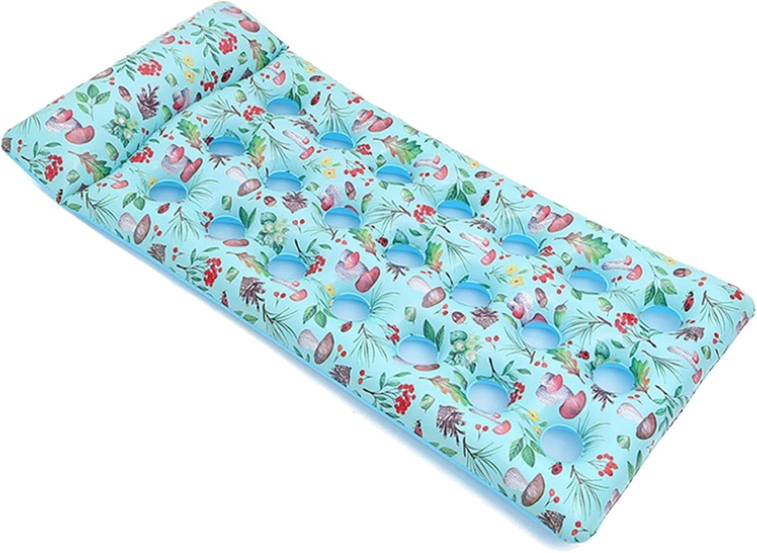 Inflatable Pool Float, Pool Float for Adults - PVC Thick Inflatable Pool Float for Adults, Water Lounger Floatie - 190 X 88 Cm Large Sunbathing Pool Lounge Raft, Lightweight image number 6