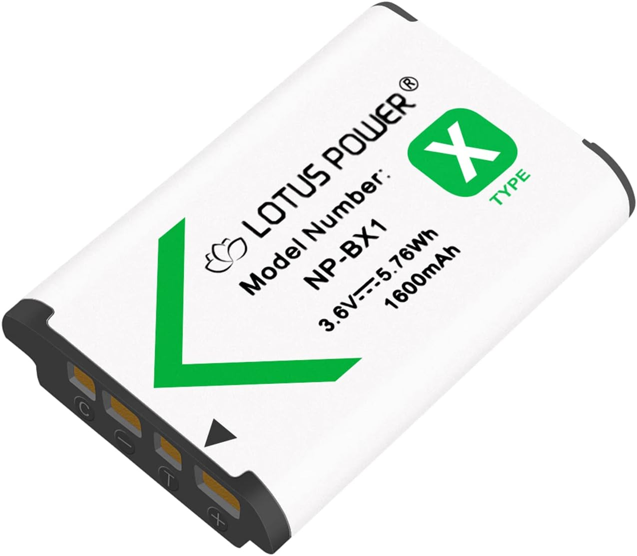 1600 Mah NP-BX1 Battery, Replacement NP BX1 Battery NPBX1 Compatible with Sony DSC-RX100 II / RX100 V / RX100 VII/DSC-HX80 / FDR-X3000 / HDR-AS100V (1 Battery) image number 2