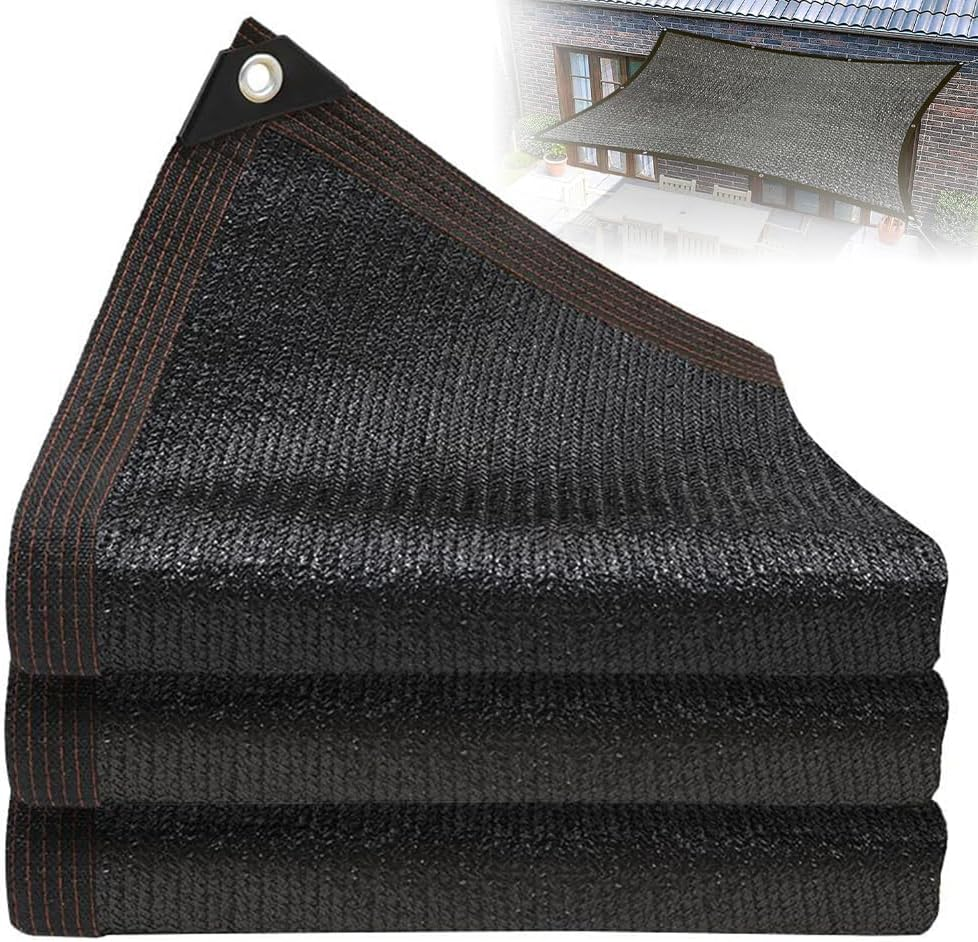 Shade Netting Anti-Uv Outdoor Garden Shading Cloth, Greenhouse Shading Net with Grommets Thickened Encryption Anti-Aging, Breathable Sunblock Shade Cloth Courtyard Balcony Garden image number 6