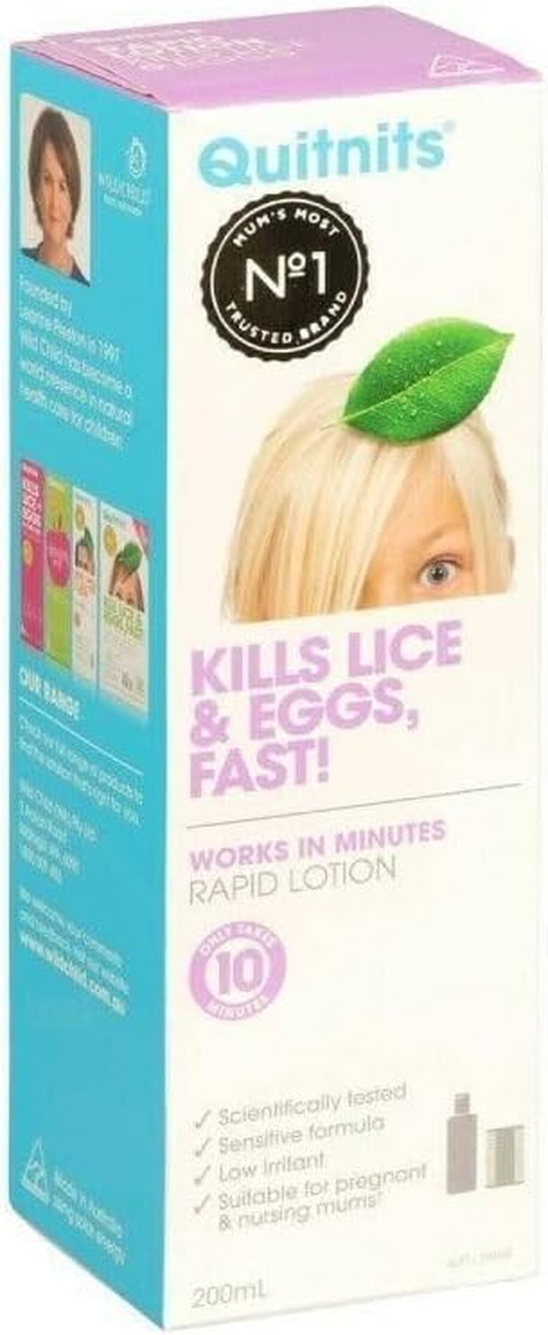 Quitnits Rapid Head Lice Spray 200 Ml