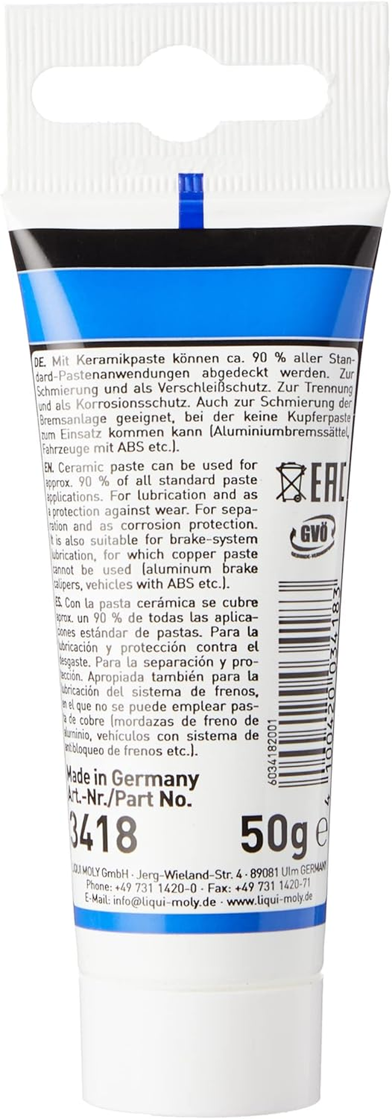 LIQUI MOLY Ceramic Paste | 50 G | Paste | SKU: 3418 image number 5