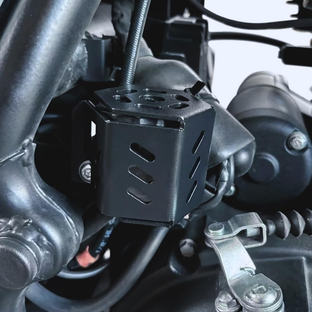 Rear Brake Fluid Reservoir Guard Cover Protector Compatible with Royal Enfield Himalayan 2016-2021 image number 5