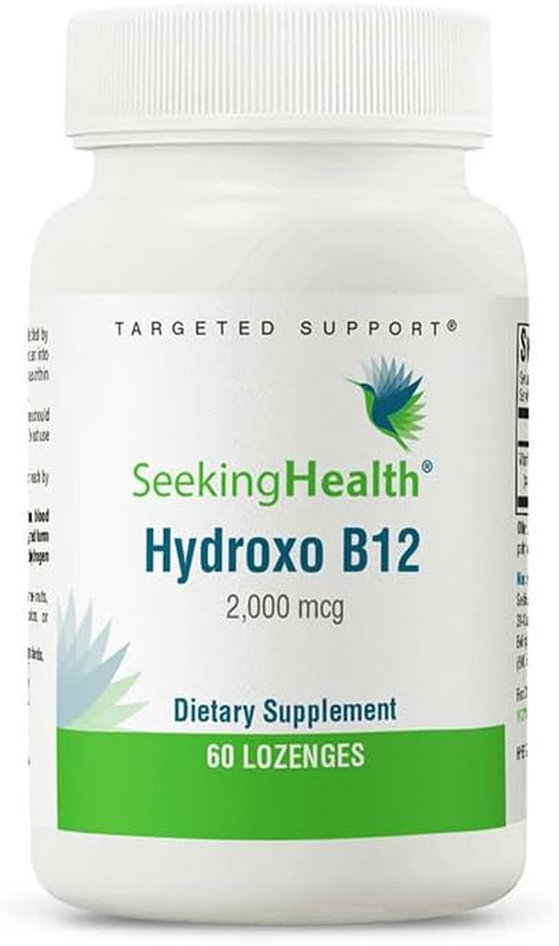 Seeking Health | Hydroxo B12 Vitamin | Vitamin B12 Supplement | B12 Hydroxocobalamin | 60 Lozenges image number 5