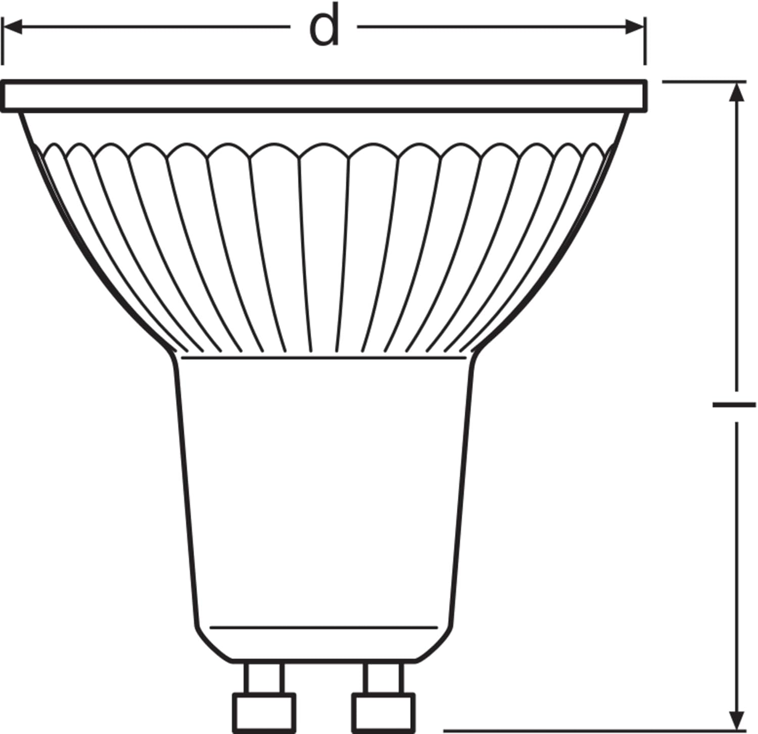 OSRAM Lamps LED Star PAR16, GU10 Socket, Not Dimmable, Warm White, Replaces a Conventional 35 Watt Bulb, 36 Degree Beam Angle, Pack of 6 image number 1