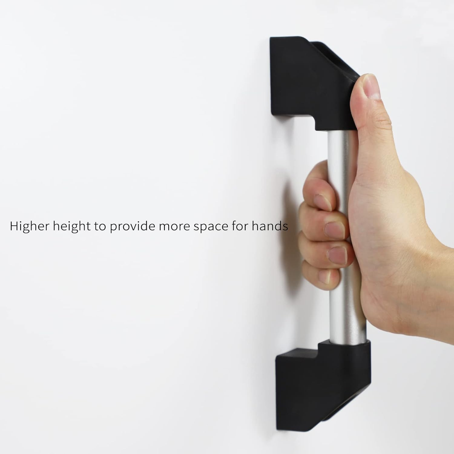 ESUDNT RV Grab Door Handle, Aluminum for Camper, Trailer, Cargo Trailer, Motor Home, Boat, Automotive (2 Pack, Come with Screws) - White image number 6