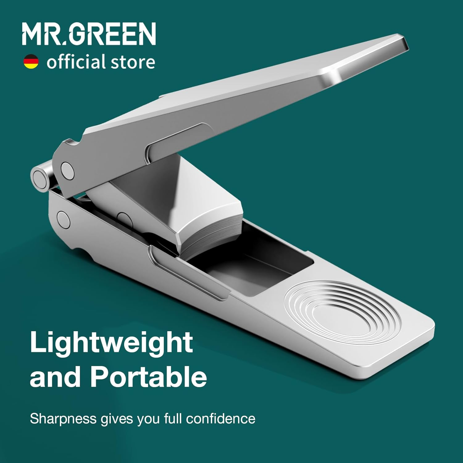 MR.GREEN Innovative Folding Nail Clippers Collapsible Nail Cutters Stainless Steel Nail Scissors Portable Travel Manicure Tools image number 3