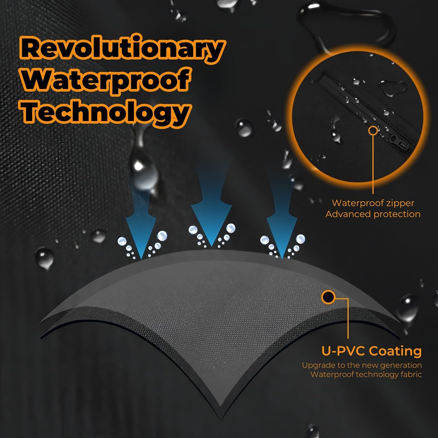 Dog Car Seat Cover &ndash; Dog Travel Car Accessories Interior | Upgraded Anti-Penetration - Waterproof Material | Universal Fit for Suvs, Trucks & Cars | Durable, Easy to Clean image number 6