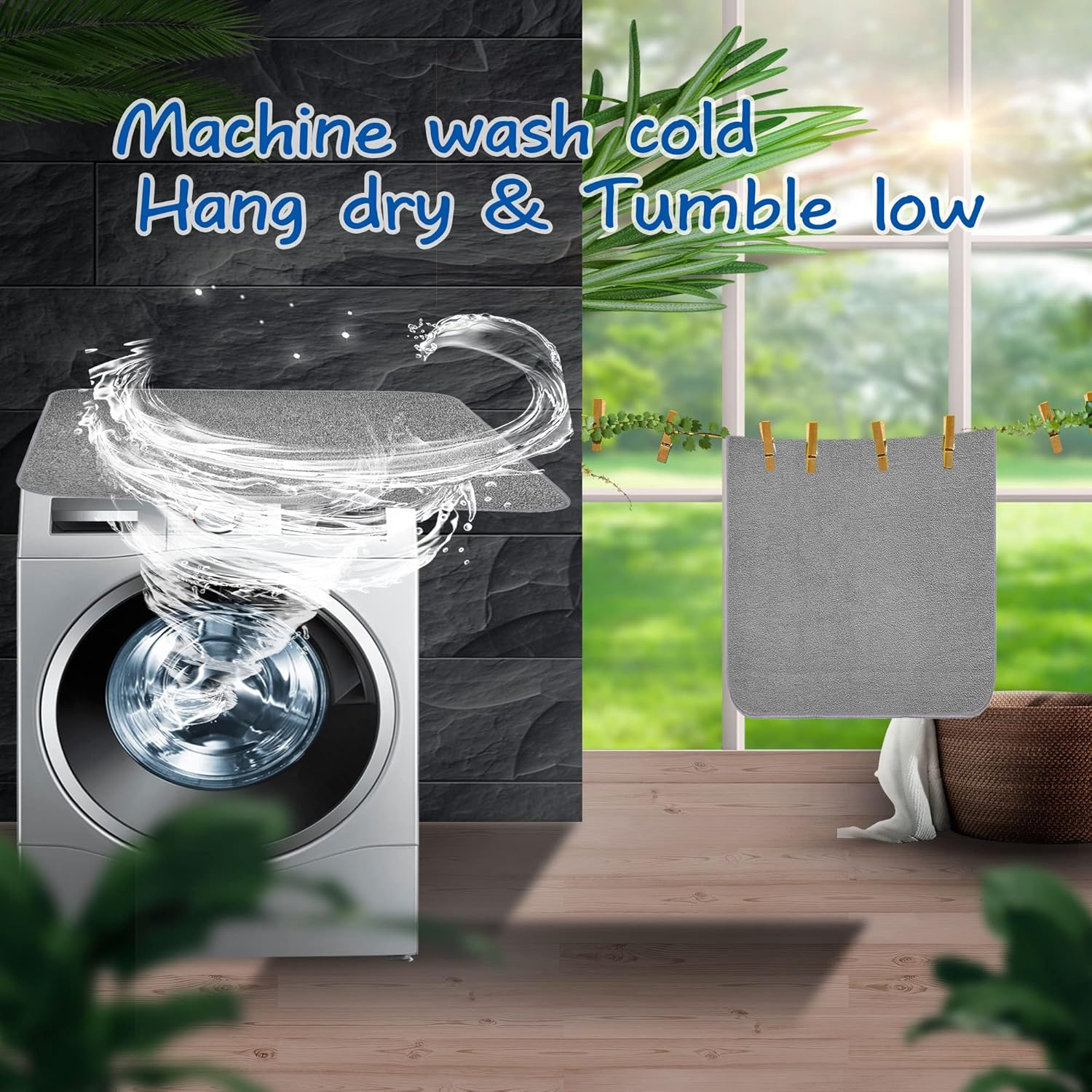 GINIDEAR Guinea Pig Cage Liner, 4 Pack - Washable, Reusable, Leakproof Fleece Bedding Pads for Small Animals with Anti-Slip Bottom - for Midwest Kitchen/17X23 Area, Gray